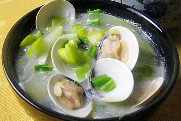 黄瓜豆瓣蛤蜊汤