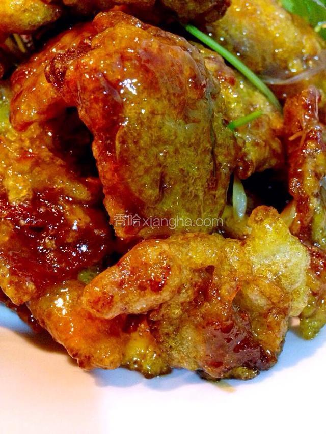 外皮酥脆的锅包肉就做好了
