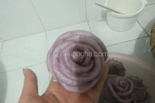 玫瑰紫薯包