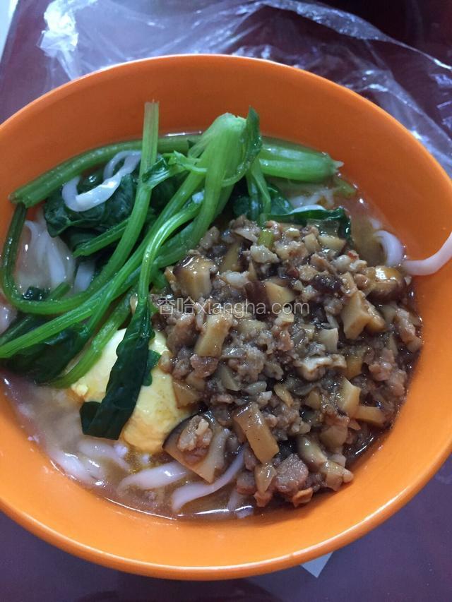 香菇肉沫酱面