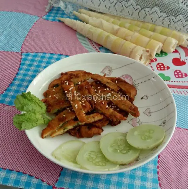 玉米火腿蔬菜饼