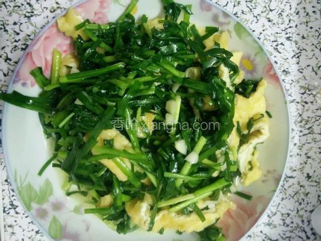 韭菜炒豆腐干