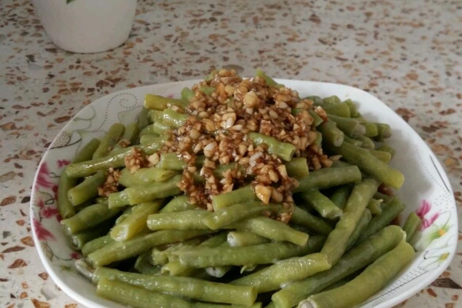 蒸豇豆