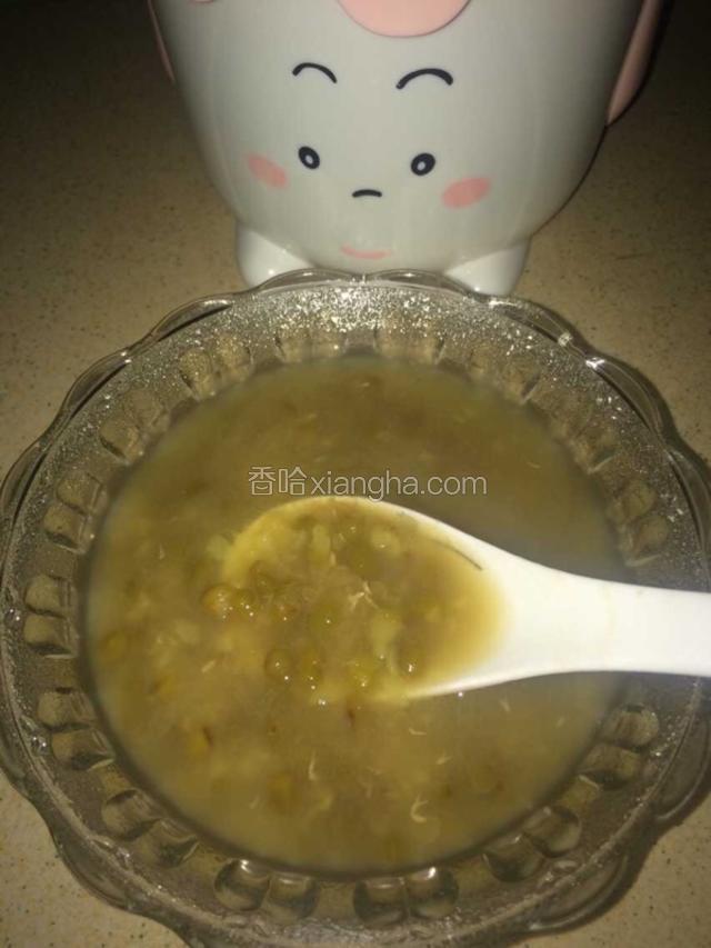 快速绿豆糖水