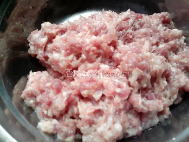 剁好的肉