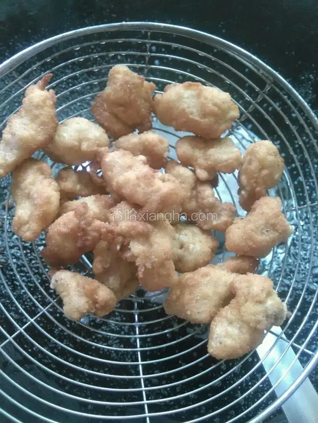 捞起控油