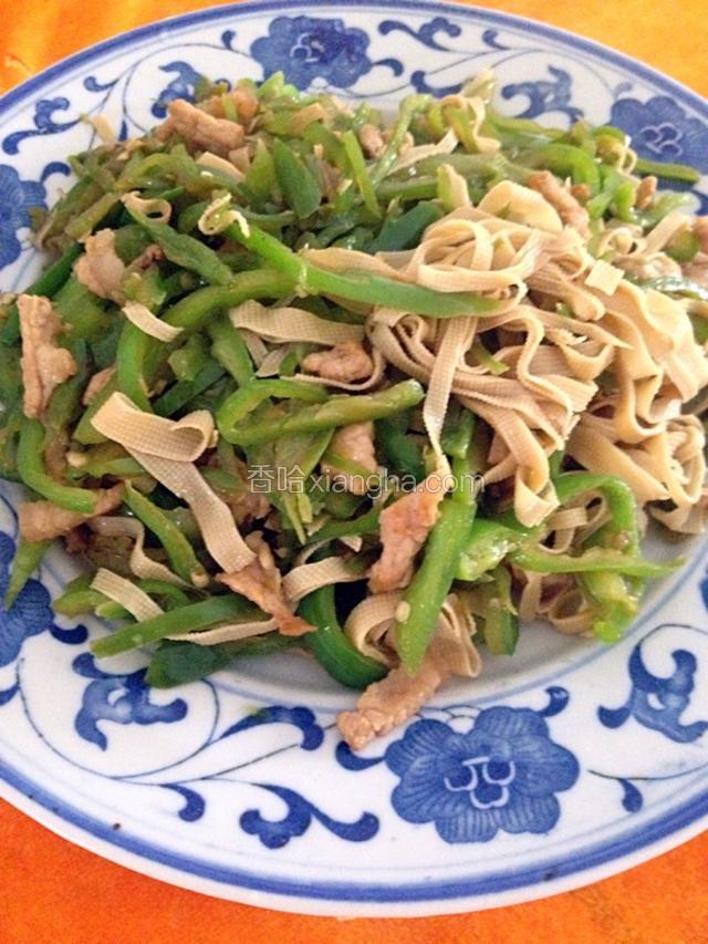 青椒千张丝