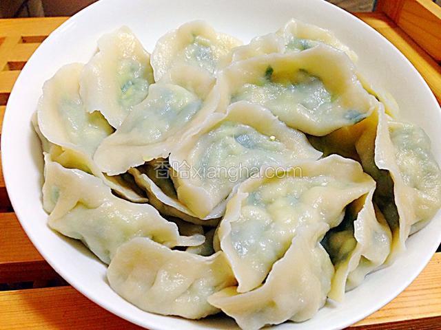 南瓜鸡蛋馅儿水饺