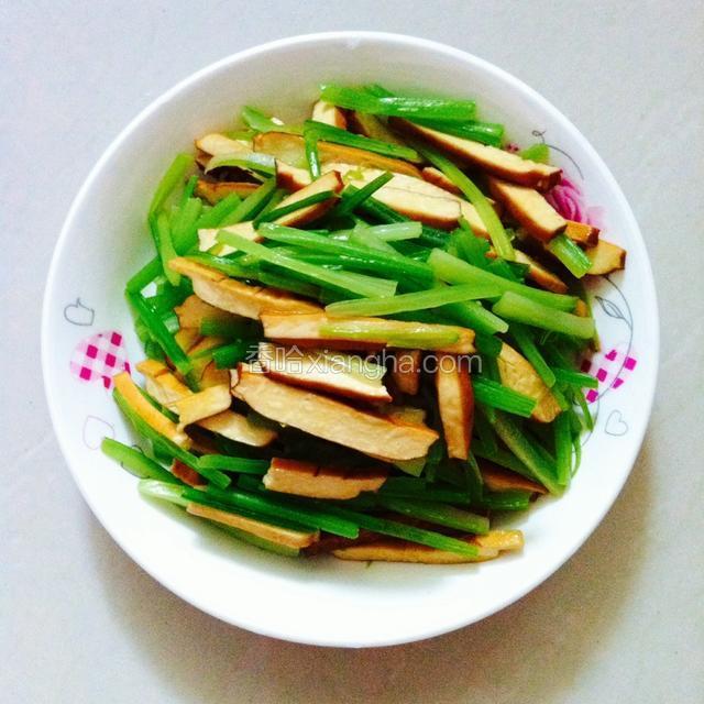 芹菜炒豆干