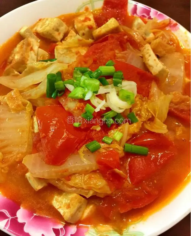 西红柿白菜豆腐
