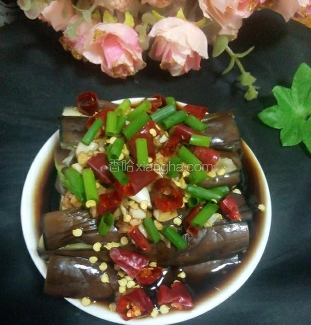 麻油蒜香拌茄子