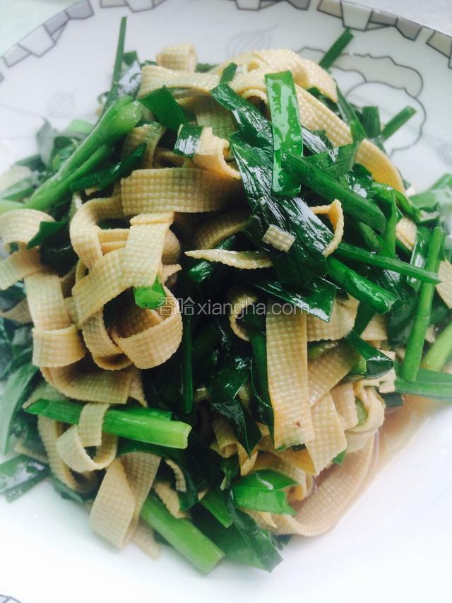 韭菜炒千张