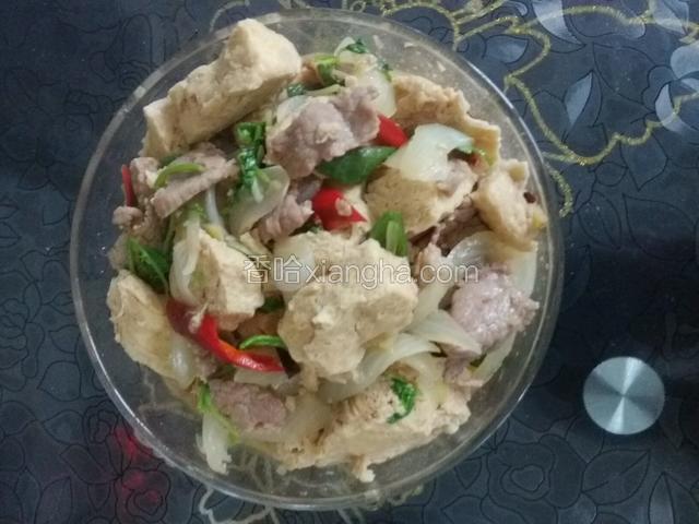 牛肉炖冻豆腐