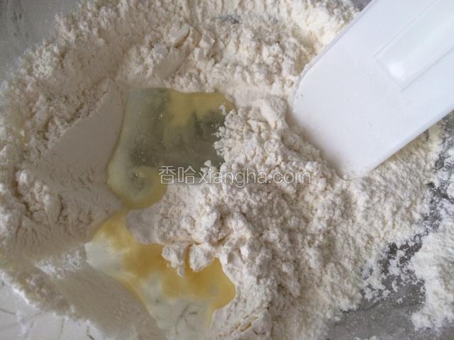倒入色拉油；