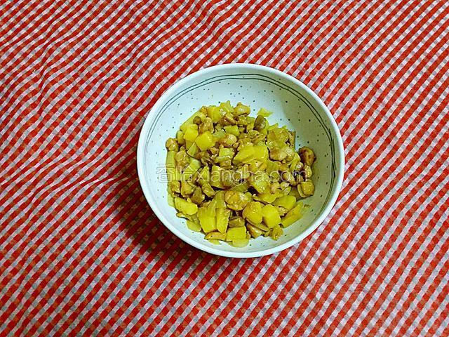盛起饀料備用