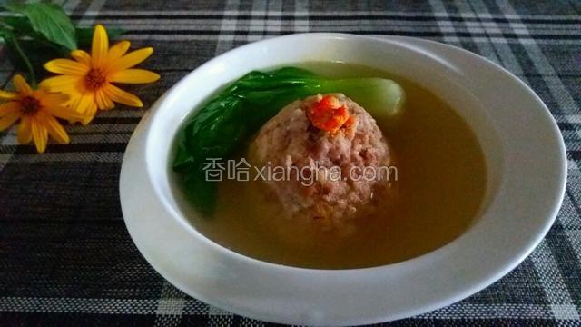 清炖蟹粉狮子头