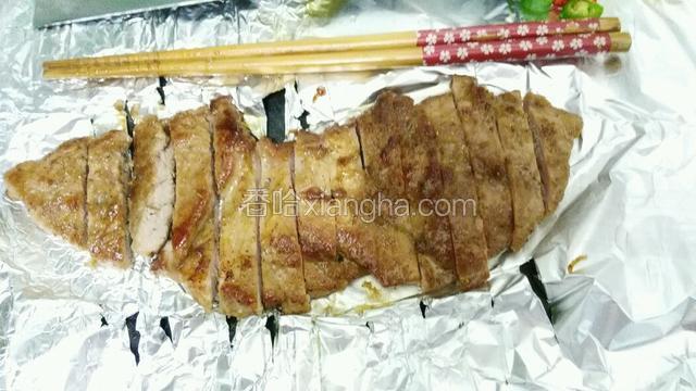 用刀切条  方便吃