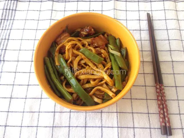 豆角焖面（附手工面做法）