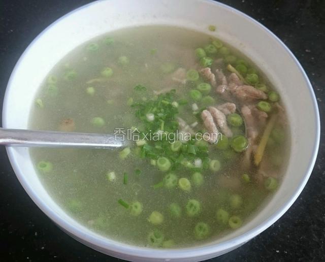 青豌豆瘦肉汤