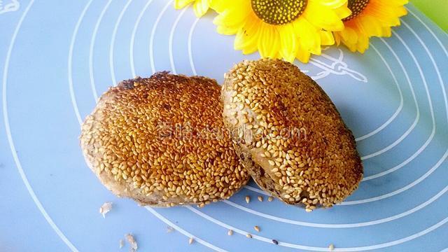 黑芝麻酱烧饼