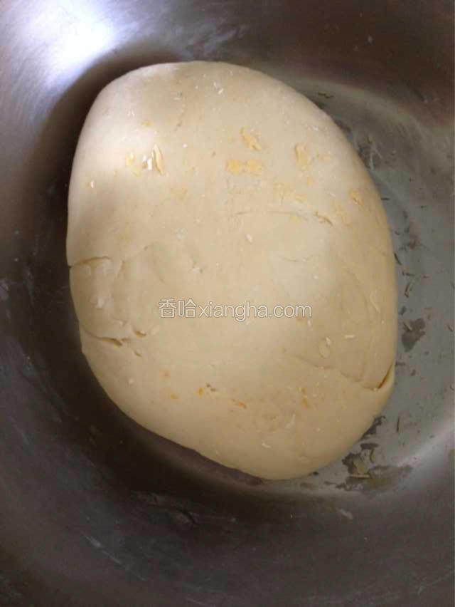 揉成一个光滑的面团