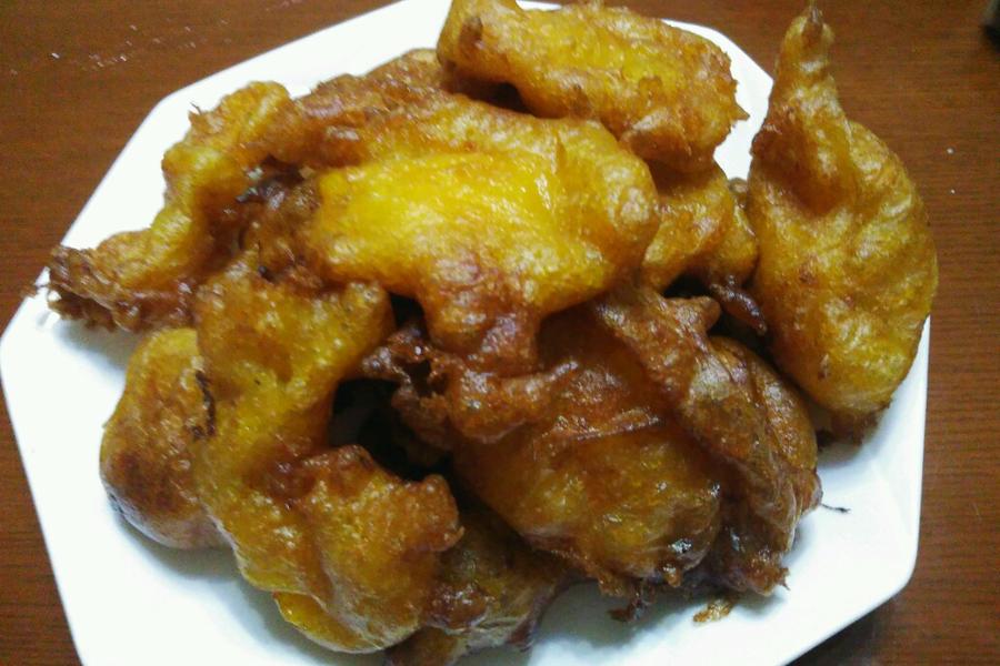 柿子糊塌（炸柿饼）