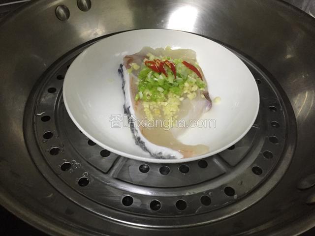 水开后上锅蒸4分钟