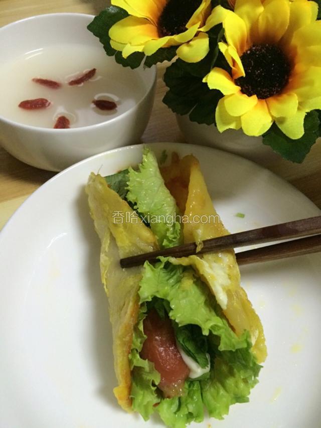 烫面饼。