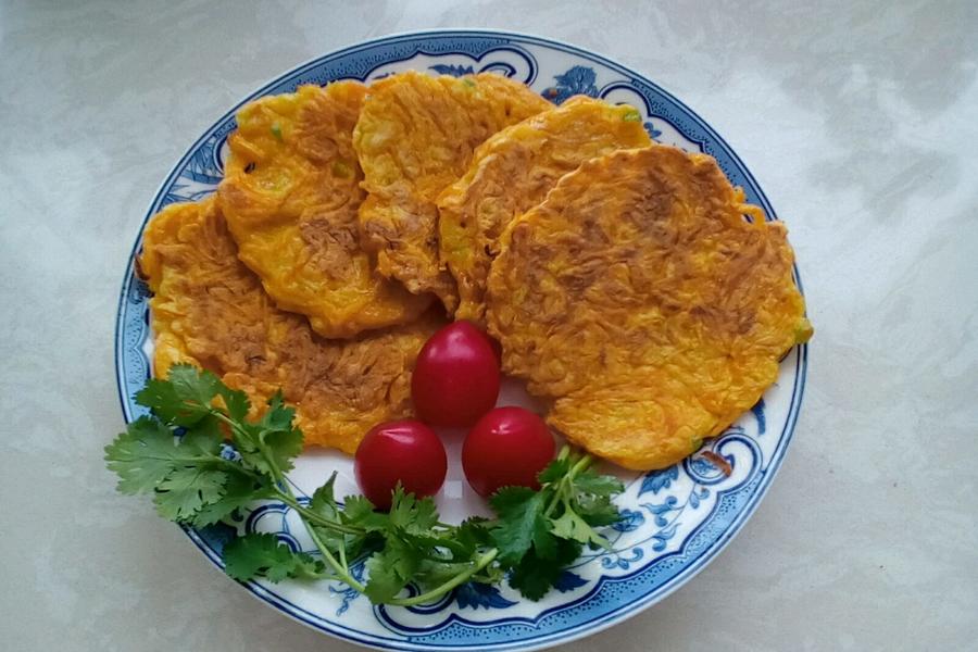 南瓜鸡蛋饼