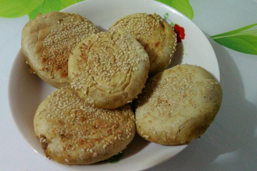 五香芝麻烧饼