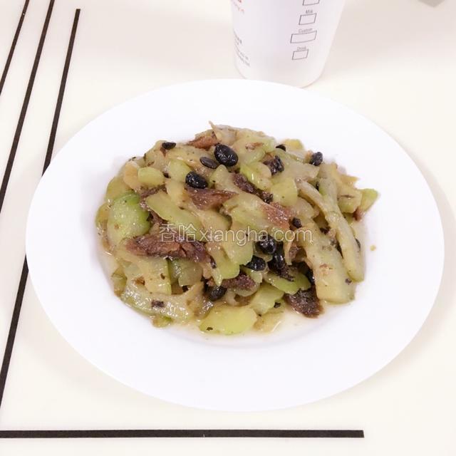 豆豉鲮鱼炒凉瓜