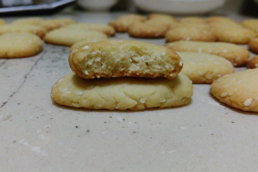 白芝麻酥饼