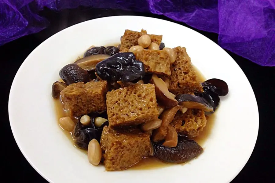 三鲜烤麸