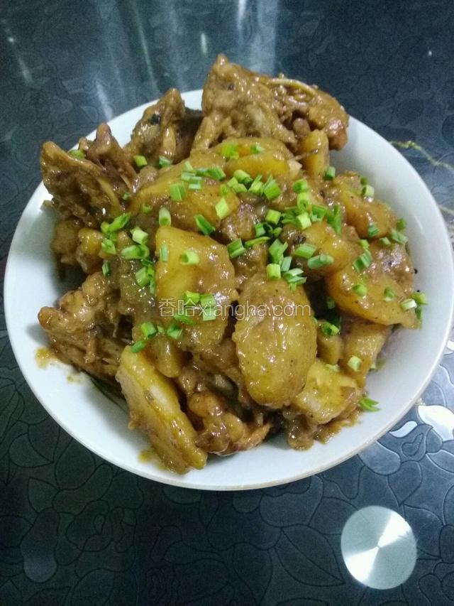 土豆炖鸡骨