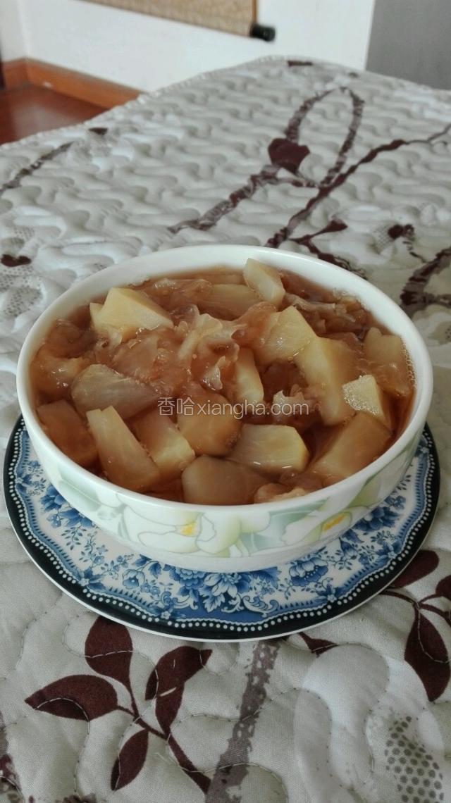 红糖苹果银耳汤