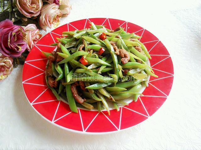 芸豆角炒肉丝