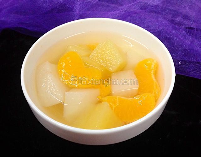 三色水果饮