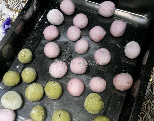 做好的 （我另外还做点抺茶味）
