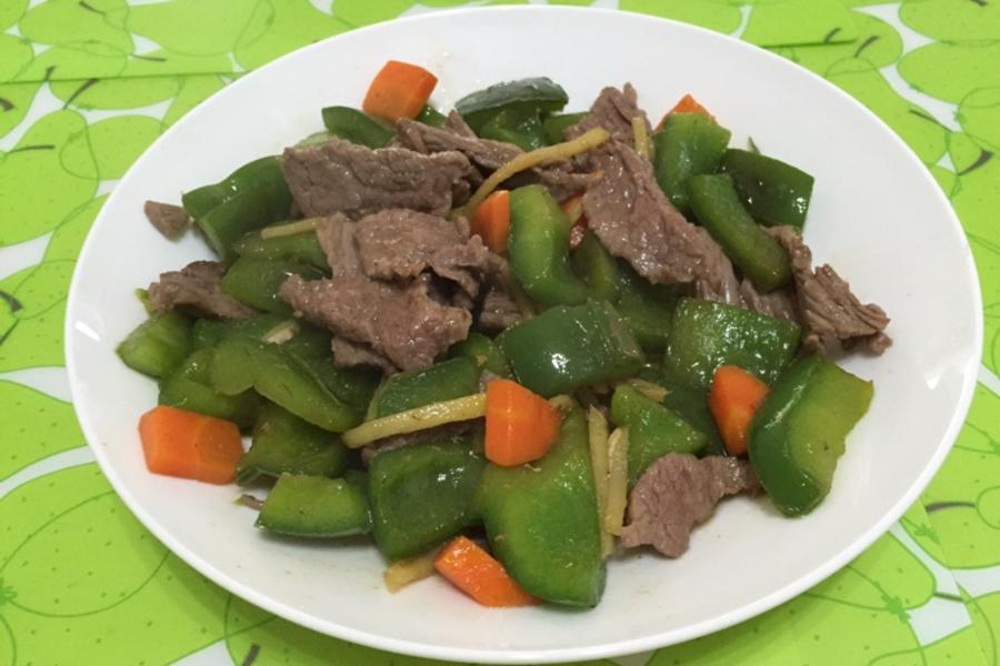 菜椒炒牛肉