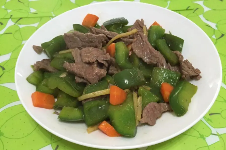 菜椒炒牛肉