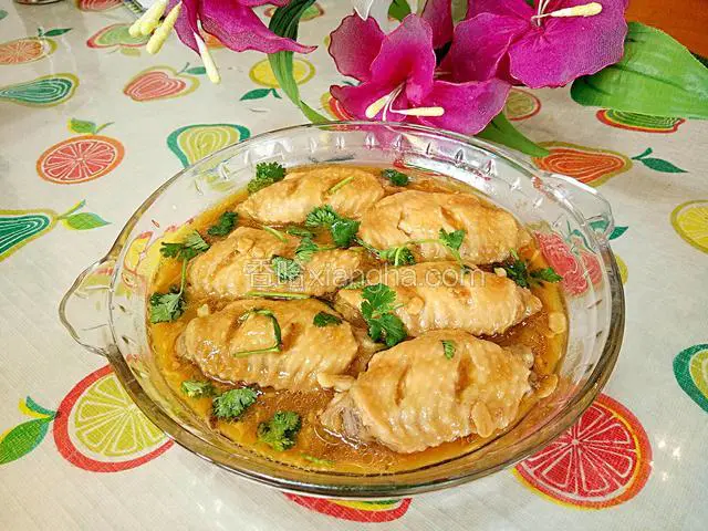 豆瓣酱蒸鸡翅（吉）