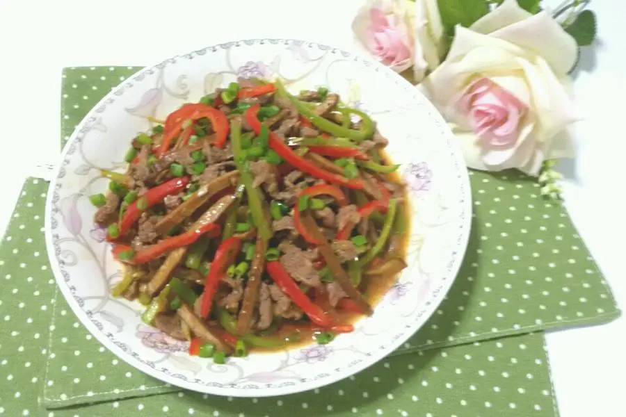 五香豆干炒牛肉