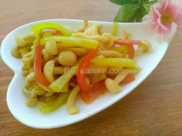 耗油双椒白玉菇