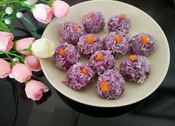 紫薯糯米团