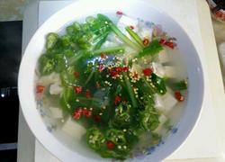 小白菜豆腐汤（珍珠翡翠白玉汤）