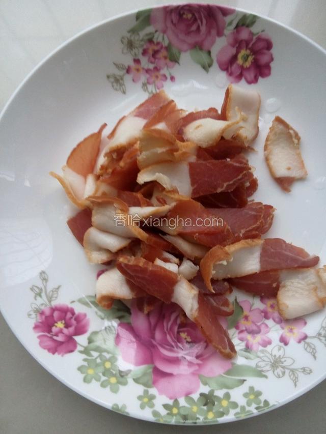 熏肉切片