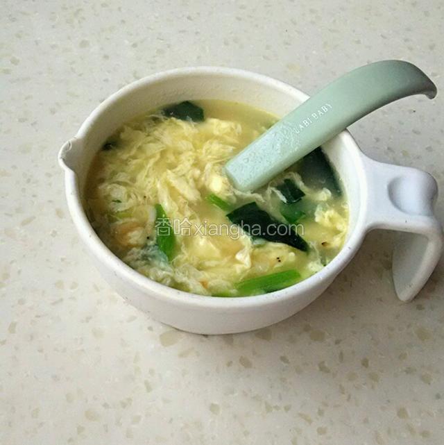 菠菜鸡蛋疙瘩汤