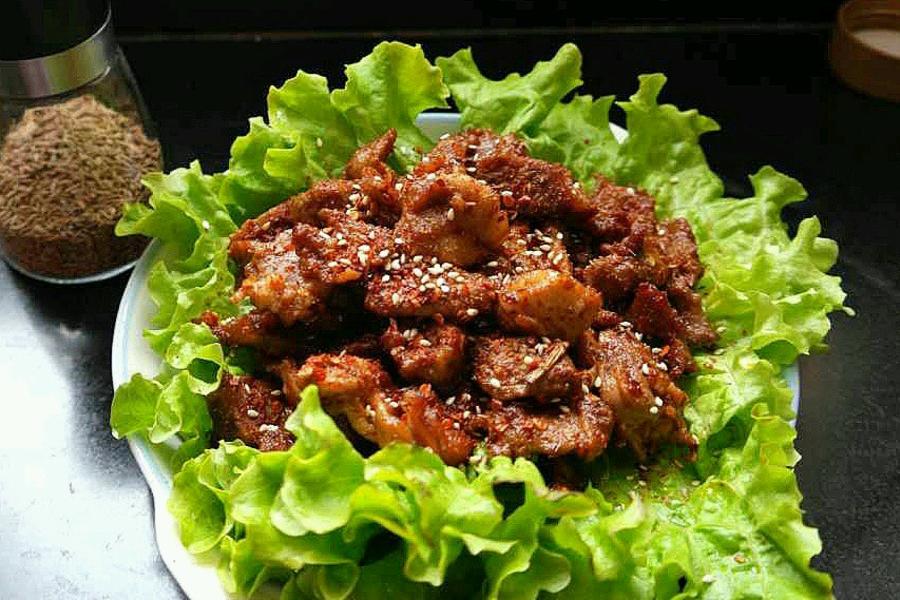 孜然羊肉（烤制）