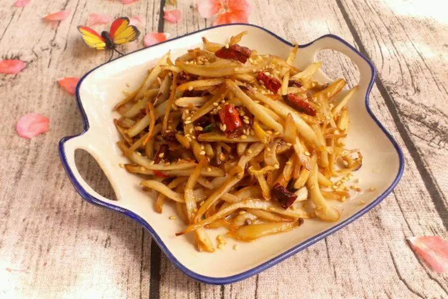 干煸杏鲍菇