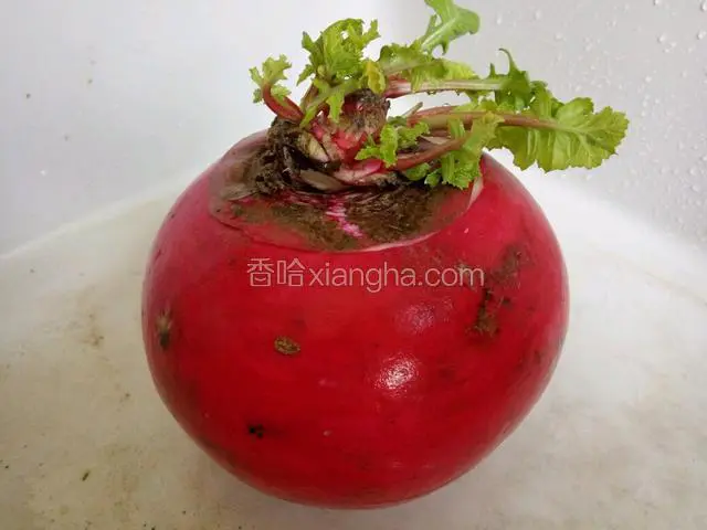 在面粉发酵的空挡中！准备红萝卜一个大约2斤重，